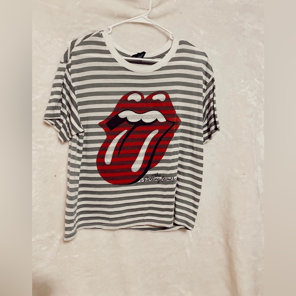 The Rolling Stones Cropped T-Shirt